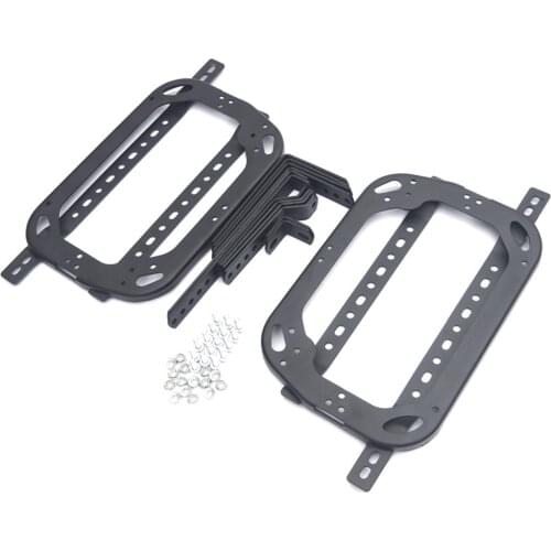 Universal Motorcycle Side Box Bracket For Kawasaki Suzuki Honda Easy Installation MotorBike Side Luggage Boxes Steady Frame Kits