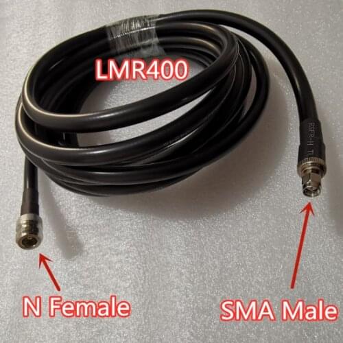 N Female to SMA Male Connector RF Coax Pigtail Antenna Cable LMR400 Jumper Cable