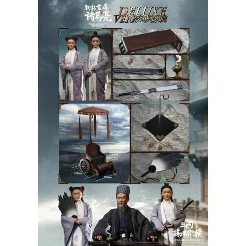 1/6 IFT-043 Zhuge Liang Three Kingdoms-Shu Kingdom Middle-aged Version Empty City Plan Deluxe Version For Fans collection
