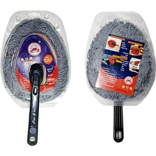2 pieces Car Brush with Wax Polish Dust Remover Tool Soft Fibre Cleaning Brush Dusting Tool