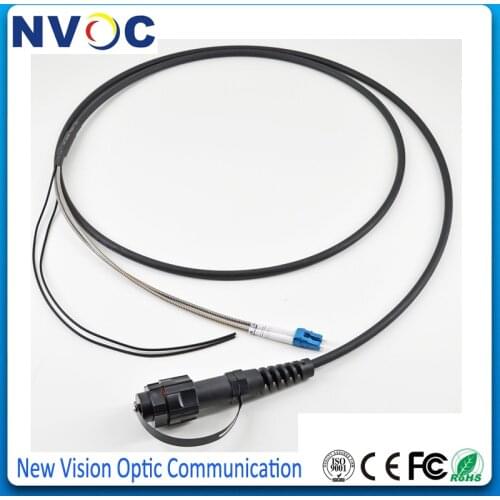 5Pcs/Lot,Outdoor IP67 ODVA-LC to ODVA LC Duplex Fiber Patch Cord,SM,G657A1,7.0mm,2Core,LSZH Jacket,1M,FTTA ODVA (LC) CPRI Jumper