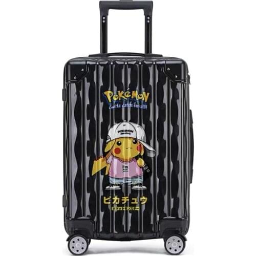 Men 26 28 inch Large capacity Rolling Luggage with Spinner Wheels Women 20 22 24 inch Cartoon Carry on Travel Trolley suitcase