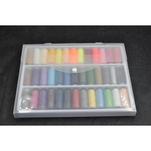 39 colors Case Package 40S/2 Fine And 20S/3 Wide Sewing Thread Kit for Hand Sewing Project Diy Craft Patchwork Quilting