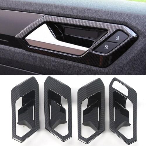 For Volkswagen VW T-ROC TROC 2017 2018 2019 Interior Door Handle Bowl Cover Trim Catch Frame Bezel Molding Garnish Surround