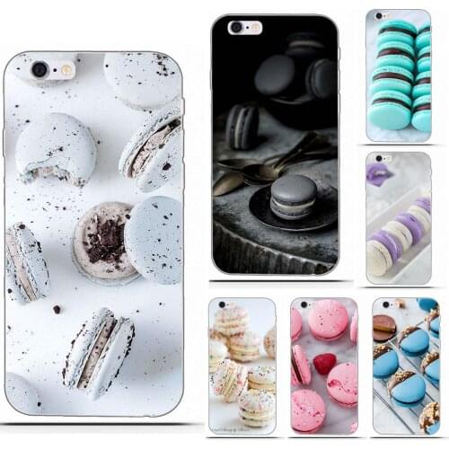 Food Dessert Sweet Macaroons For HTC Desire 530 626 628 630 816 820 One A9 M7 M8 M9 M10 E9 Plus U11 For Moto G G2 G3 Cases