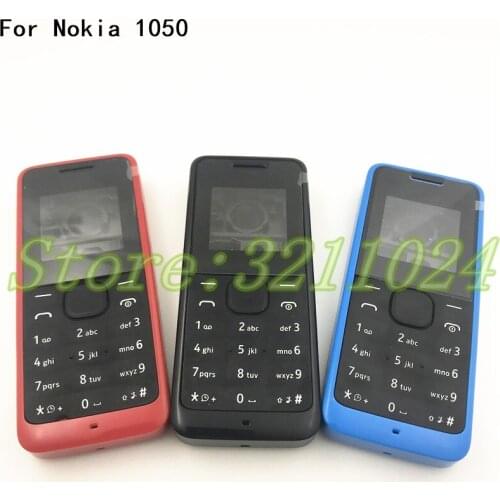 Good quality New Full Complete Mobile Phone Housing Cover Case+Enlish Keypad For Nokia 105 1050 RM1120 Rm908