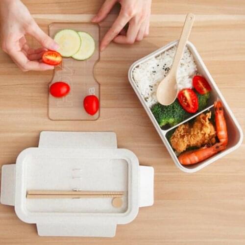 Microwave Heating Preservation Lunch Box Plastic Tableware Food Storage Container School Office Outdoor Activity Lunch Box