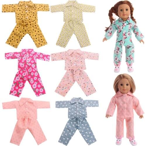 Doll With Animal Prints Or Polka Dots For 18 Inch &43 Cm Doll &New Born Baby Generation Birthday Girls Toy Gifts
