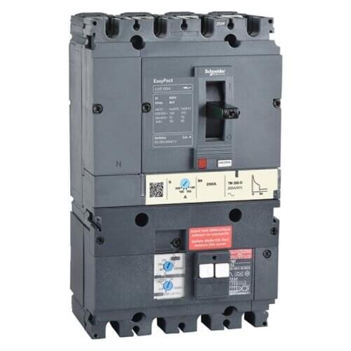 LV525503 VIGICVS250F TM250D 4P3D(4P) 4P | 250A | 250A | 36kA EasyPact CVS - Vigi CVS250F circuit breaker - 4P/3d - VIJ