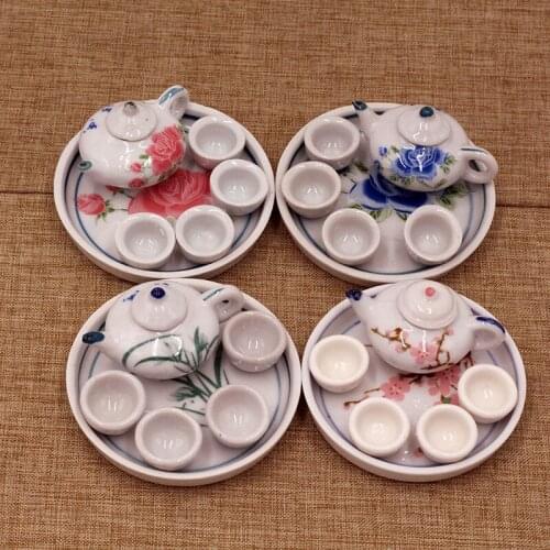 Miniature Miniature Kongfu Boy Tea Set Ceramic Home Furnishings Tea Pet Model Childrens Toy