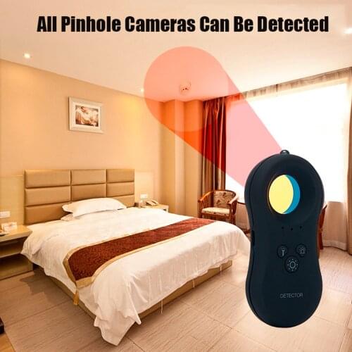 Multi-Function Mini Wireless Camera Device Finder Portable Mini LED Hide Camera Detector Anti-Candid IR Scanner Micro Cam Finder