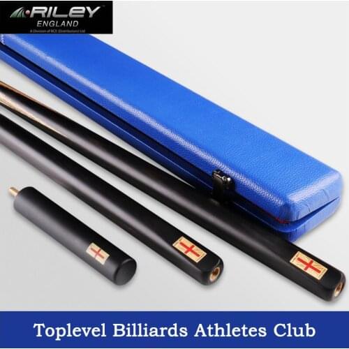 Riley RES-701 Snooker Cue Billiard Stick Kit with Case with 6 Inch Extension High-end 9.5mm DEER MASTER Tip Snooker Cue Black 8