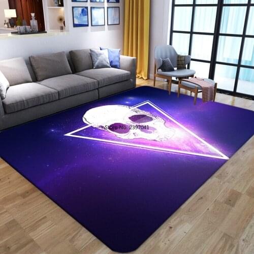 New Colour Skull Printed 3D Carpets for Living Room Bedroom Area Rug Kitchen Floor Door Mat Soft Flannel Home Decor large Carpet