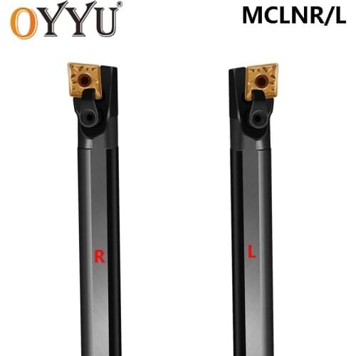 OYYU 16mm 20mm 25mm S20R S25S MCLNR MCLNL S16Q-MCLNR12 S20R-MCLNR12 S25S-MCLNR12 Turning Tool Holder Lathe Tools CNC Boring Bar