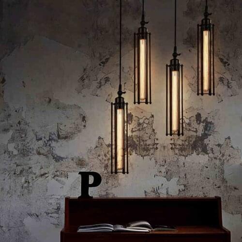 Industrial Pendant Light Vintage pendant Lamp Retro handing lamp American restaurant Living room dining room decoration ZM901