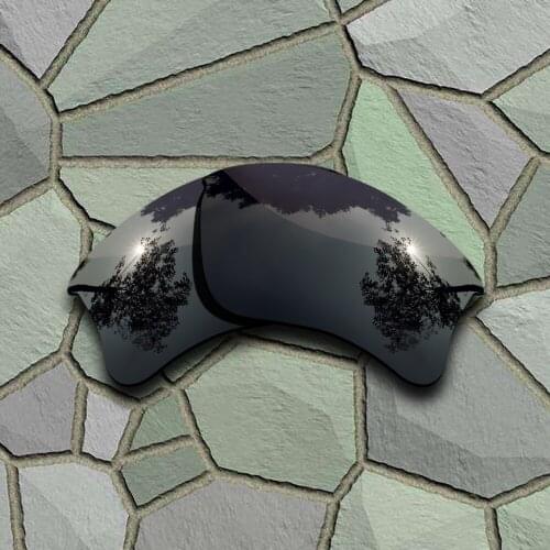 Grey Black Sunglasses Polarized Replacement Lenses for Oakley Flak Jacket XLJ