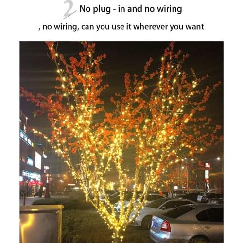 LED Decorative Lights Family Fairy Tale Solar Energy 2 ColorS Waterproof Solar String Lights Durable 5 9 Meters 20 50LED Lamp