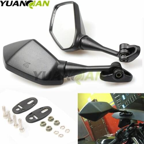 Universal Racing Motorcycle Mirrors Sport Bike Rear View Mirror For YAMAHA YZF R25 R15 R6 R125 kawasaki z750 Z800 FZ8 FZ1 FZ6R