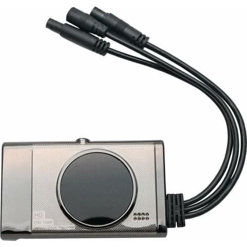 Universal Driving Recorder Night Vision Loop Recording 3Inch Dual Camera Durable HD 1080P Dash Cam Motorbike Recorder