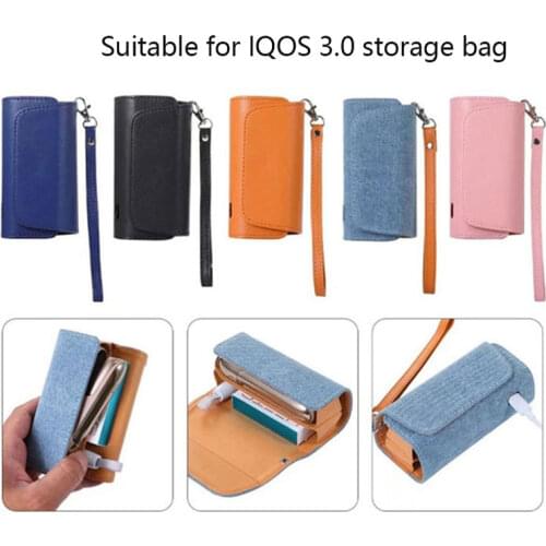 High Quality Fashion Flip For Iqos 3 Double Book Cover Case Pouch Bag Holder Cover Wallet Leather Case For Iqos 3.0/ Iqos 3 Duo