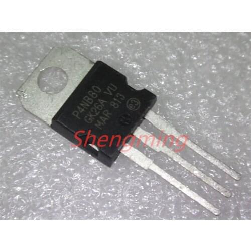 10PCS STP4NB80 P4NB80 TO-220