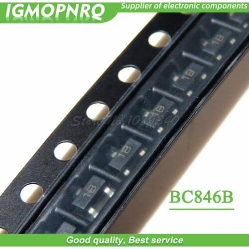 100pcs BC846B BC846 Bipolar Transistors - BJT Transistor 200mW SOT23-3 new original