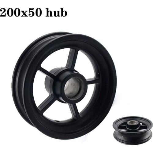 200x50 Wheel Hub Aluminium Alloy rims 6200 bearing use 8" tire Electric Scooter tyre fit E-Scooter Pocket Bike E100 E150 E-200