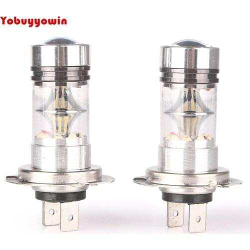 2X 100W H7 499 C REE LED VOITURE PHARE BROUILLARD AMPOULES BLANCHES CANBUS ERREUR GRATUIT