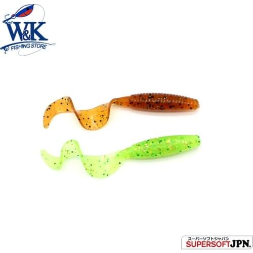 5.5 cm Grub Worm Lure with UV for Perch Rockfish Fishing 15 pcs/lot Soft Bait Grubbait Bluegill Fishing Lure