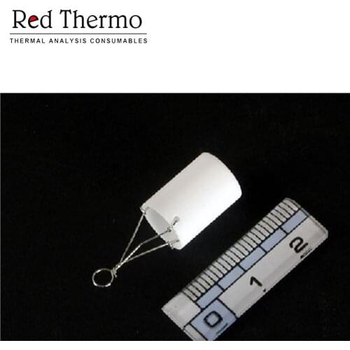 850μl Alumina cell for 201-56825-90 Shimadzu TGA-51 series instruments DSC sample test trayDSC analysis pan RedThermo1pc/lot