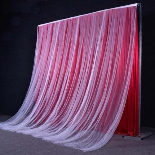 White color wedding backdrop curtain event party decor customized wedding stage background ice silk drape decoration for stage