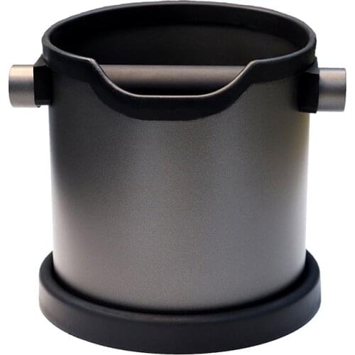 Large 60oz/1800ml Stainless Steel Coffee Knock Box - Professional Coffee and Espresso Accessories for Home