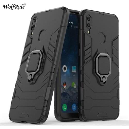 Huawei Y7 Prime 2019 Phone Case TPU Hard PC Huawei Y7 2019 Case Ring Holder Stand Magnetic Armor Case For Huawei Y7 Prime 2019