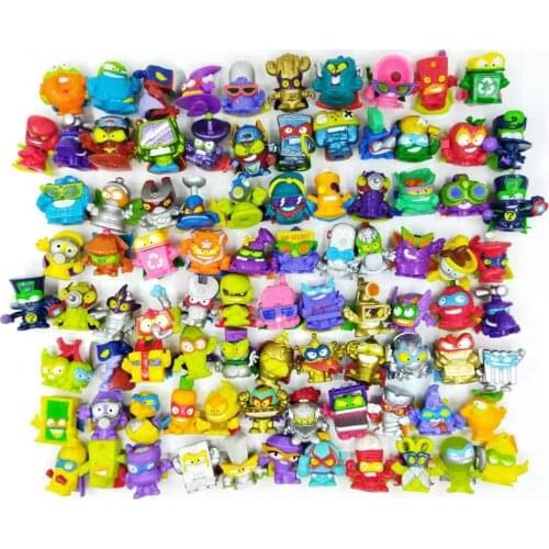 30pcs/bag Superzings Superthings Anime Trash Action Figures Rare SuperZings Enigma Kactor Limited Collection Toys for Kids