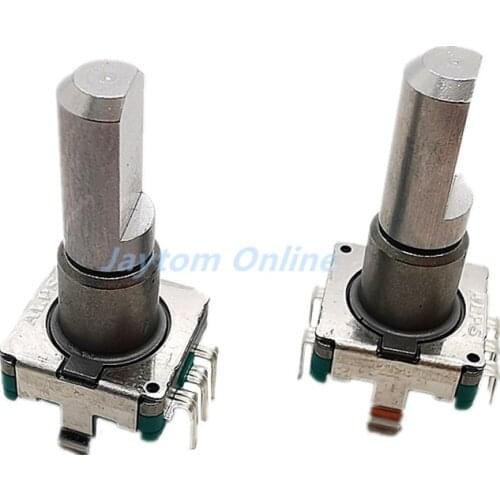 2pcs ALPS EC11 Rotary Encoder Code Switch 30 Position With Push Button Switch 5pin Handle Length 20mm Half Shaft