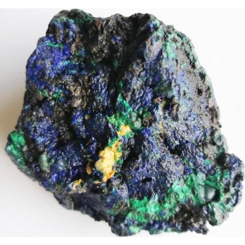 Natural Malachite Geode Azurite Ore Mineral Raw Gemstone Reiki Crystal Malachite Geode Healing Stone Jewelry Making Decor