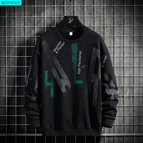 Autumn New Splicing Polyester Mens Round Neck Bottoming Shirt Korean Style Top Casual Long-Sleeved Shirt for Men