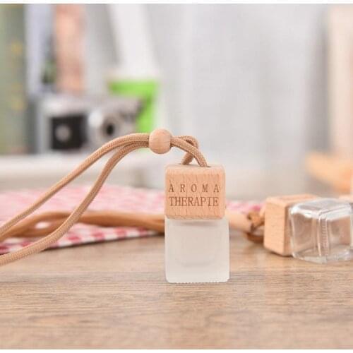 Air Freshener Ornament Perfume Bottle Pendant Essential Oils Auto Car Perfume Bottle Hanging Glass Bottle for Car-styling