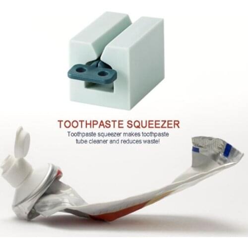 Plastic Toothpaste Tube Squeezer Plastic Toothpaste Dipenser Stand Holder Household Bathroom Product