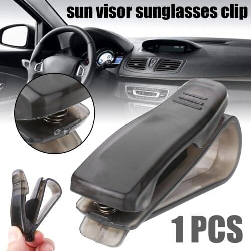 Portable Car Sun Visor Glasses Sunglasses Ticket Receipt Card Holder Clip Storage Clips Car Accessories