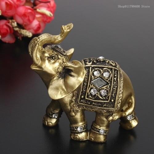 Elephant statue lucky and rich figurines selling exquisite Feng Shui elegant ornaments gifts home desktop decoration crafts