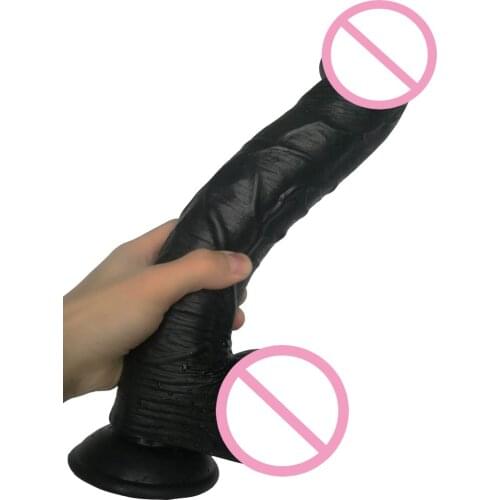 Super Huge Long Dildo 33.5*5.5cm Female Realistic Penis Big Thick Dick Erotic Sex Toy for woman Vaginal Masturbation Massage