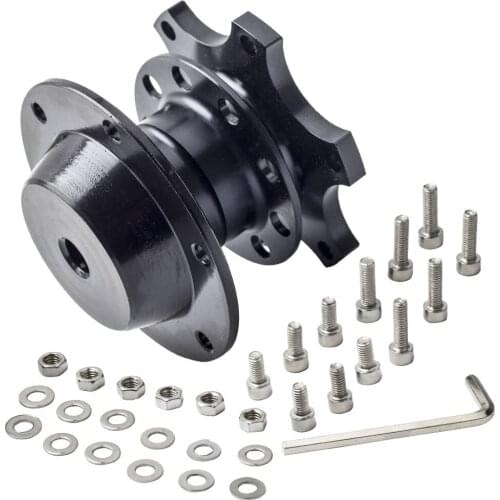 Universal Racing Adapter QUICK RELEASE SNAP OFF STEERING WHEEL HUB BOSS KIT