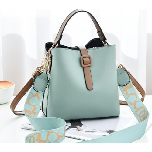 Women High Capacity Bucket Bags PU Leather Shoulder Bag Designer Brand Hand Bag Luxury Lady Casual Large Capacity Crossbody Bags