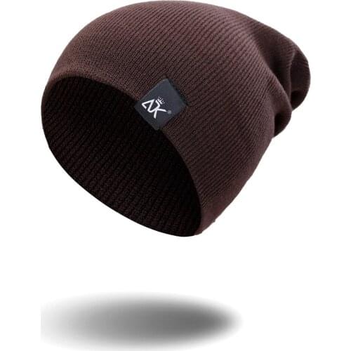 Unisex Hats Knitted ADK Tags Cap Woman Beaines for Winter Breathable Men Gorras Simple Hats Warm Solid Casual Lady Beanies
