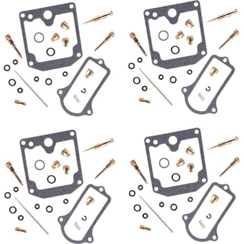 High Quality 4 Sets Motorcycle Carburetor Rebuild Repair Kit Jet Gasket Fit for Kawasaki KZ900A KZ900B 1976