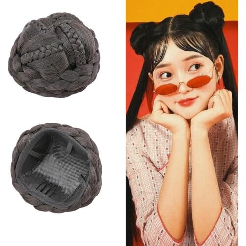 Bun Hair Pieces For Women Nifty Princess Hair Accessories Bun Hair Clip Wedding Bride Headdress TV Movie Photography