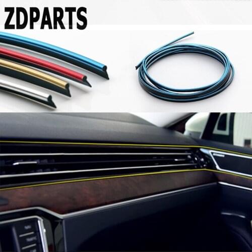 ZDPARTS 5M Automobiles Car Styling Interior Decoration Strip For Ford Focus 2 3 Fiesta Mondeo Kuga Kia Rio Ceed Sportage 2017