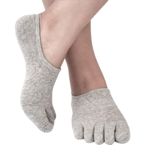 2 PCS Five Finger Toe Socks Man Sports Socks Sock Slippers Basketball Men Breathable Outdoor Low Cut Breathe Socks