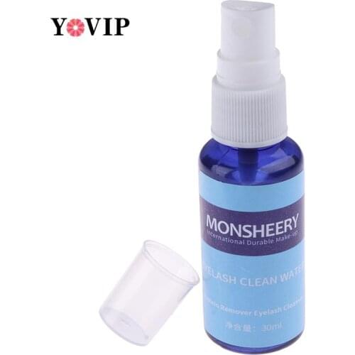 30ml/bottle Eyelash Cleaner Primer Grafting For False Eyelash Extension Lashes Before Cleaning Spray Planting Eyelash Cleanser